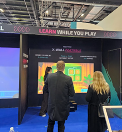 Image KWPA chance for some active edutainment from the Immersive X-Wall platform