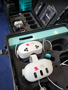 Image KWPThe charging and storage capability for the range of RedboxVR supported headsets and controllers