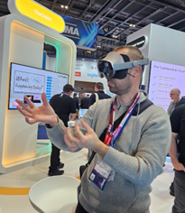 Image KWPExclusive UK demonstrations of the new Samsung Galaxy XR headset and its MR capabilities